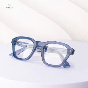 Designer Glasses Frames Acetate Optical Frames Matt Black Eyeglass Frame Italy Designer China Wholesales Glasses for Men