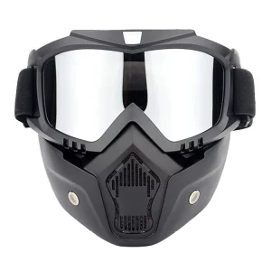 Designer Motocross Goggles Polarized Mirror Lens Fashion Moto Sports Sunglasses UV400 Protection Mens Motorcycle Safety Eyewear