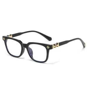 Direct Factory Large Frame Transparent Prescription Customized Square Glasses for Men Women
