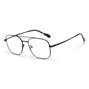 Double-Bar Metal Optical Eyeglass Frames for Reading and Myopia Glasses