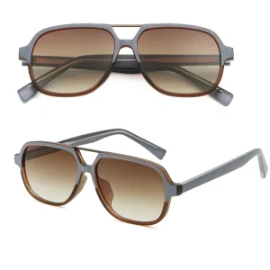Double Bridge Sunglasses Unisex Trendy Sunglasses High End Fashion Cycling Sun Glasses Men Shades Eyeglasses