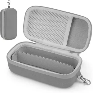 Double Sports Sunglasses Holder Case with Carabiner Clip