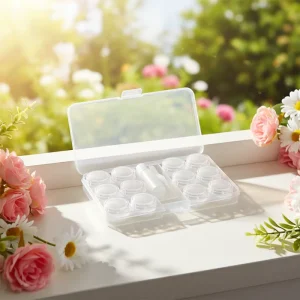 Dual Use Glasses Case Handmade Double Layer Box Multi purpose Contact Lens Boxes for Men Women Glasses Accessories