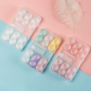 Dual Use Handmade 2-in-1 Double-Layer Glasses and Contact Lens Case for Men and Women