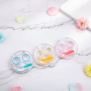 Dual-Use Handmade Double-Layer Glasses and Contact Lens Case