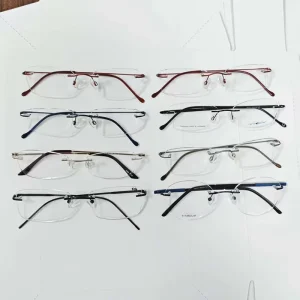 Durable Comfortable Titanium Prescription Eyewear Full Rim Cat Eye Unisex Fashion Spectacles Eye Protection Ready Stock