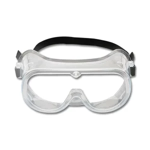 Dust and Impact-Resistant Safety Goggles with Elastic Bands