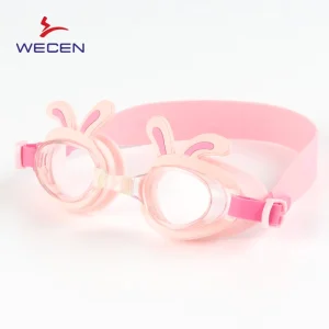 E Commerce New Fashion Advanced Cartoon Funny Swimming Goggles for Children Anti Fog Swimming Goggles Silicone Cute