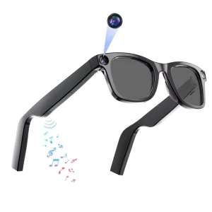 E02 Smart Glasses with Camera 8MP Wi-Fi Transfer Gesture Control ChatGPT Men Women Outdoor AI Smart Glasses
