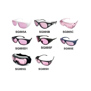 EN207 Compliant XL-SG005 Laser Safety Goggles 190~380nm and 750~860nm Wavelength OD4+ or OD6+