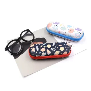 EVA Hard Shell Zipper Glasses Case for Kids and Sunglasses