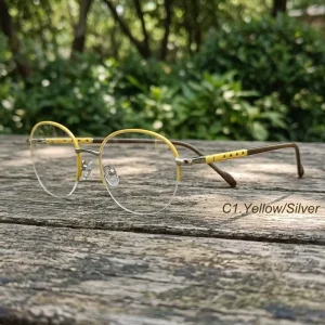 Elegant Reading Glasses Frame Metal Ultra thin Reading Eye Glasses CR39Glasses Lens Anti blue Light Spectacles Eyewear