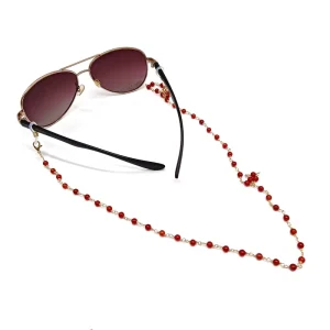 Ethnic Style Beaded Eyeglass Chain Small Bead Colorful Beads Holder Lanyard
