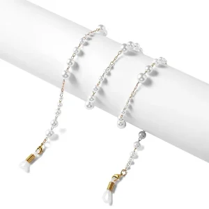 Eyeglass Chain Beaded Fashionable All Match Summer Korean Style Pearl Mask Earphone Sunglasses Anti Lost Retro Lanyard