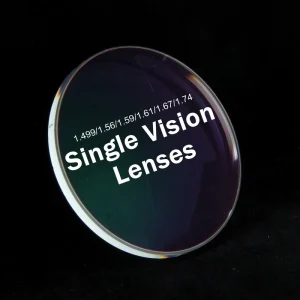 Eyeglass Optical Lenses CR39 1.49 1.56 1.61 1.67 1.74 UC HC HMC SHMC Single Vision