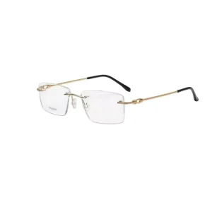 Eyeglasses Frames High Quality Japan Titanium Rimless Glasses Round Frame for Men Women Optical Glasses Eye Wear Spectacles