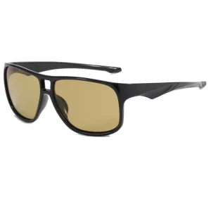 Eyewear 12904 Flat-Top Rectangle Rimless Sunglasses UV400 Gradient Lens for Cycling Running Outdoor Sports