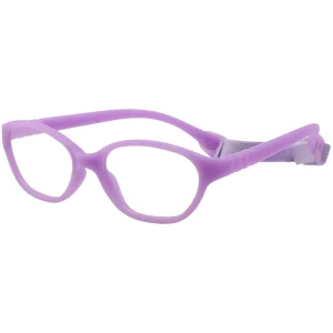 F0136A7 Small-Size Rectangle Print Multicolored Kids Optical Eyeglasses