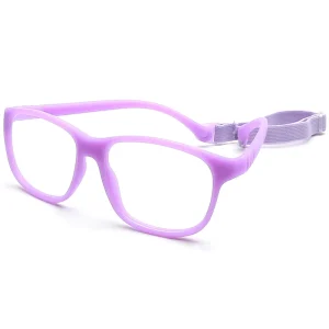 F0234A7 Rectangle Print PEE Soft Kids Optical Frames for Reading