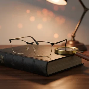 F25011 Women’s Square Full-Rim Metal Eyeglass Frames