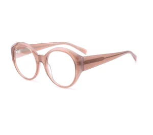 F2601 Factory Unisex Fashion Round Acetate Eyeglass Frames for All Face Shapes