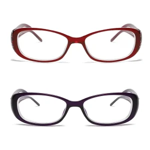 FM394 Full Rim TR Frame Presbyopia Minus 250 Supplier Glasses Women Corrective Eyeglasses Flexible Reading Glasses