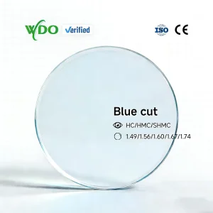 Factory 1.56 Anti-Blue Cut Finished Ophthalmic Optical Lenses
