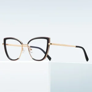 Factory Cat Eye TR90 Optical Frames Blue Light Blocking Prescription Eyeglasses