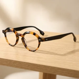 Factory Cellulose Acetate Full-Rim Eyeglass Frames for Diamond Face Shape