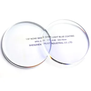Factory Direct 1.56 Index Anti Blue Light Lenses HMC Coated Blue Cut Optical Eyeglass Lens Bulk Order for Wholesalers