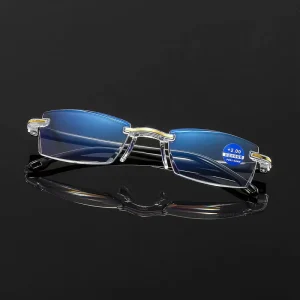 Factory Direct Anti-Blue Light Reading Glasses with Diamond Cut Edge for Street Vendors Supply
