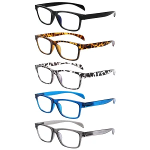 Factory Direct Custom Anti Blue Light Reading Glasses with PC Lenses for Women and Men