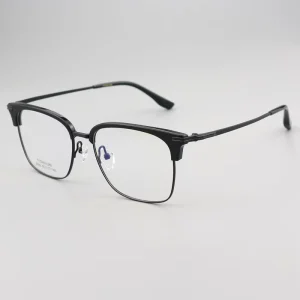 Factory Direct Retro Pure Titanium Full-Rim Square Optical Eyeglasses