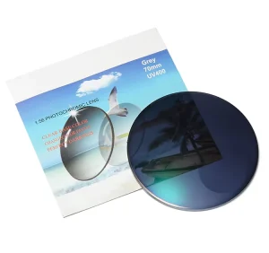 Factory Direct Selling Blue Cut Photochromic Blended Invisible Optical Lenses CR39 Photo Grey Lens