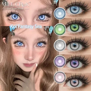 Factory Direct Soft Halloween Decorative Contact Lenses 14.5mm 40% Water Content Blending Effect