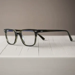 Factory Direct Square Thin Acetate Optical Eyeglass Frames for Men