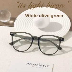 Factory Direct TR90 Full-Rim Eyeglass Frames TAC Lenses Retro Vintage Design
