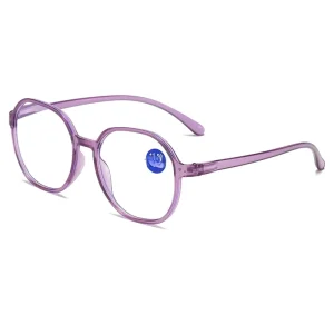 Factory Fashion Square Full Rim Transparent Lens Anti Blue Light Presbyopic Glasses Model S0013 Unisex