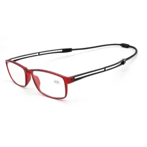 Factory Folding PC Reading Glasses, Foldable, Hang-Neck, Magnetic Frame, Unisex