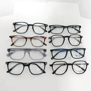 Factory Mixed Clearance Acetate High Quality Eyeglasses Frames Lightweight & Durable Flexible Eyewear Frames for Men