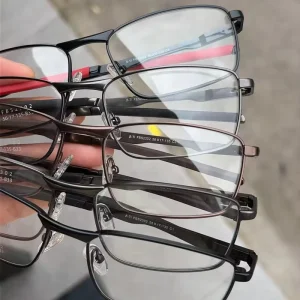 Factory Multiple-Style Metal Eyeglass Frames Catalog Custom Logo Business Optical Spectacle Frames