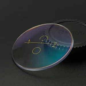 Factory Price 1.56 HMC Ophthalmic Optical Lenses Blue Cut Progressive Aspheric Resin Clear Eyeglasses Lenses