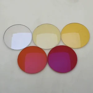 Factory Price 4 Base PC Red Orange Yellow Blue Light Blocking Anti Blue Blue Ray Cut Lens Glasses Optical Lens Lenses