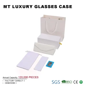 Factory Price Foldable Triangle Sunglasses Case, Custom Logo, Storage Pouch
