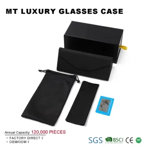 Factory Sale Custom Logo Tray Gift Box Kraft Paper Sunglasses Case