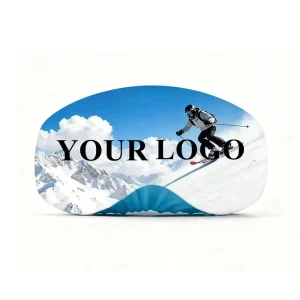 Factory Source Small MOQ OEM Customer Logo Microfiber Ski Goggle Covers