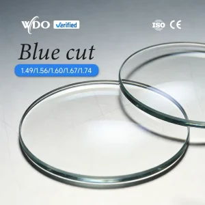 Factory Two-Piece Optical Eyeglass Lenses 1.56 UV420 Blue Cut HMC Coating Clear