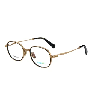 Factory Unisex Lightweight Full-Rim Titanium Cat-Eye Optical Eyeglass Frames for Reading