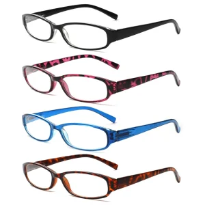 Factory Vintage PC Full Rim Slim Reading Glasses Spring Hinge Anti Blue Light Presbyopia Eyeglasses for Men and Women