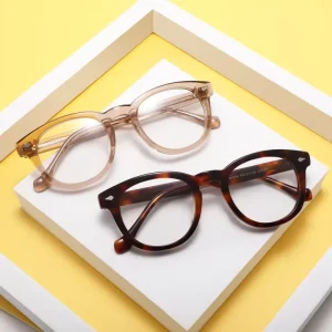 Fashion Acetate Eyeglasses Custom logo Eye Glass Frames Optical Glasses for Men
